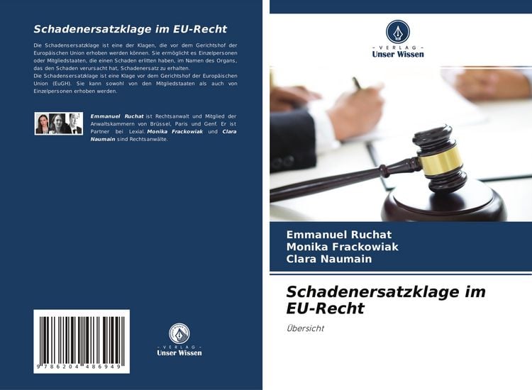 Produktbild: Schadenersatzklage im EU-Recht