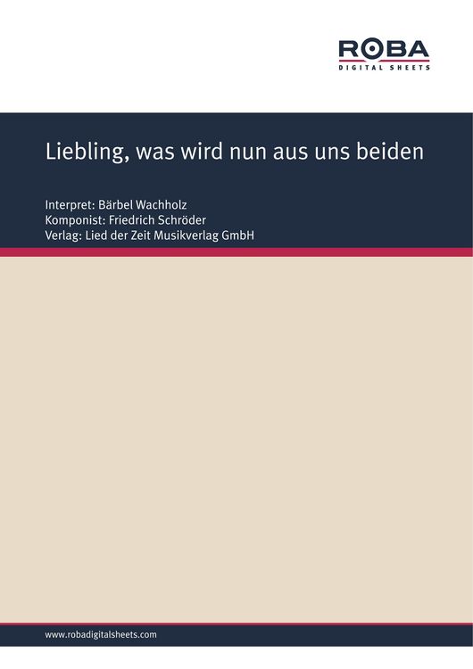 Produktbild: Liebling, was wird nun aus uns beiden