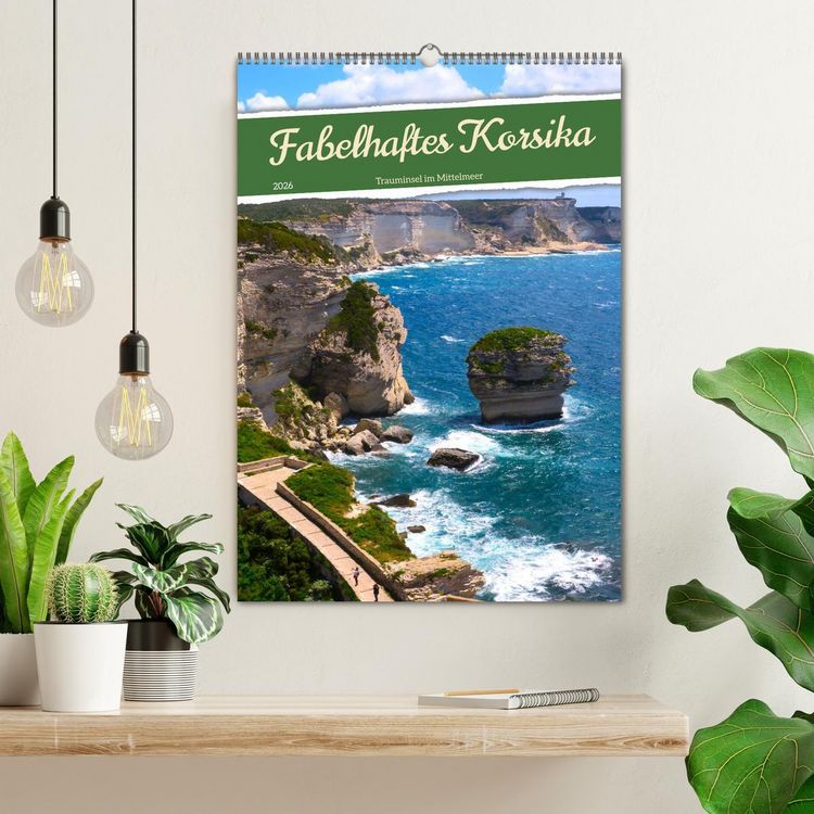 Produktbild: Fabelhaftes Korsika - Trauminsel im Mittelmeer (Wandkalender 2026 DIN A2 hoch), CALVENDO Monatskalender