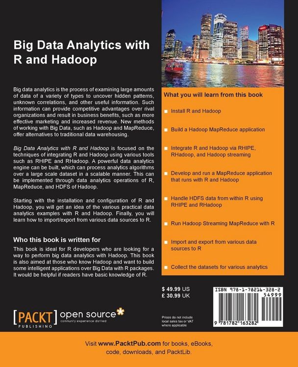 Produktbild: Big Data Analytics with R and Hadoop