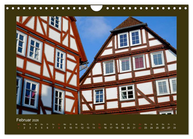 Produktbild: Fachwerk in Nordhessen (Wandkalender 2026 DIN A4 quer), CALVENDO Monatskalender