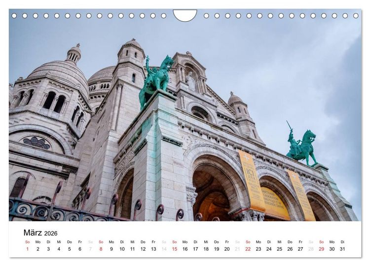 Produktbild: Paris, s'il vous pla&icirc;t! (Wandkalender 2026 DIN A4 quer), CALVENDO Monatskalender