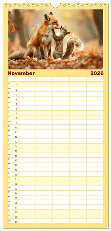 Produktbild: Familienplaner 2026 - Wenn Vertrauen siegt mit 5 Spalten (Wandkalender, 21 x 45 cm) CALVENDO