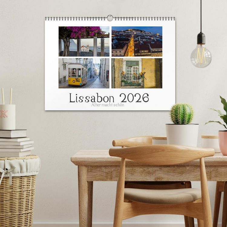 Produktbild: Lissabon - Alter macht sch&ouml;n (Wandkalender 2026 DIN A3 quer), CALVENDO Monatskalender