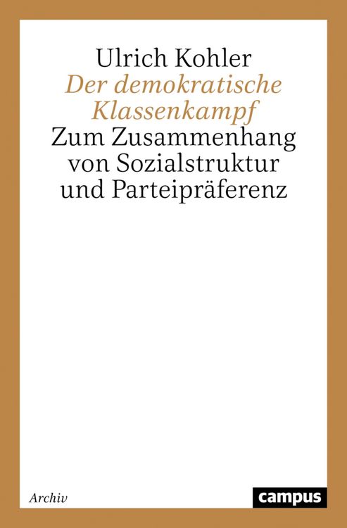 Produktbild: Der demokratische Klassenkampf