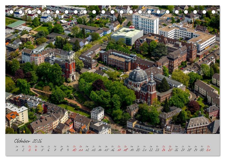 Produktbild: Aachen Die Kaiserstadt (Tischkalender 2026 DIN A5 quer), CALVENDO Monatskalender