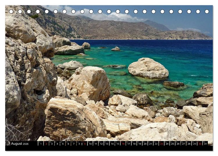 Produktbild: Karpathos / Griechenland (Tischkalender 2026 DIN A5 quer), CALVENDO Monatskalender