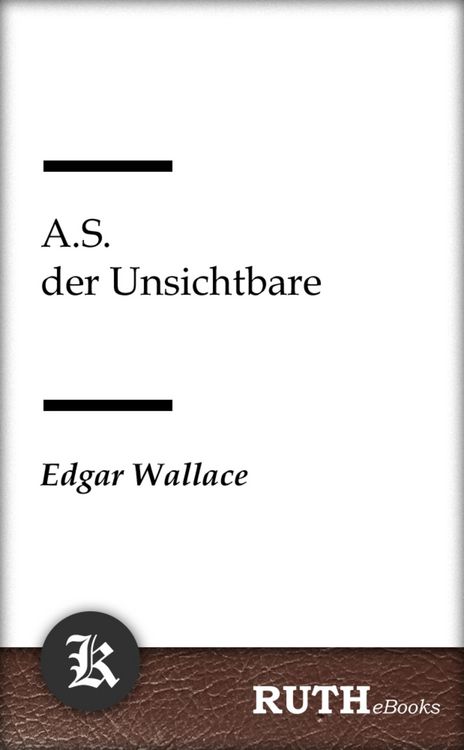 Produktbild: A.S. der Unsichtbare