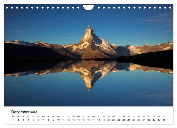 Produktbild: BERGSEEN Schweizer Alpen (Wandkalender 2026 DIN A4 quer), CALVENDO Monatskalender