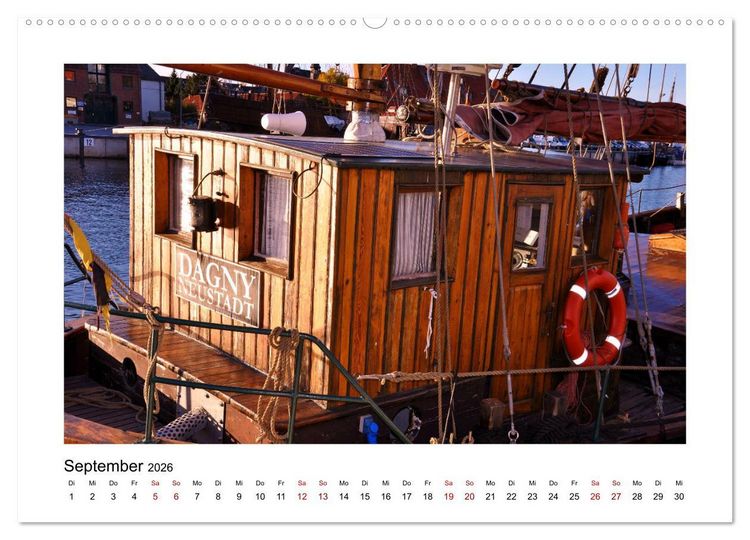 Produktbild: Neustadt in Holstein - Charmante Stadt am Meer (Wandkalender 2026 DIN A2 quer), CALVENDO Monatskalender