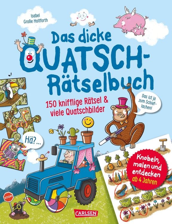 Produktbild: Das dicke Quatsch-R&auml;tselbuch