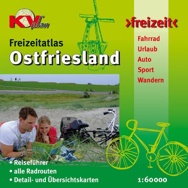 Produktbild: Ostfriesland Freizeitatlas