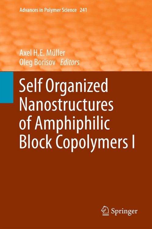 Produktbild: Self Organized Nanostructures of Amphiphilic Block Copolymers I