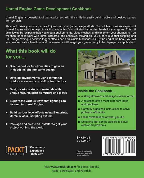 Produktbild: Unreal Engine Game Development Cookbook