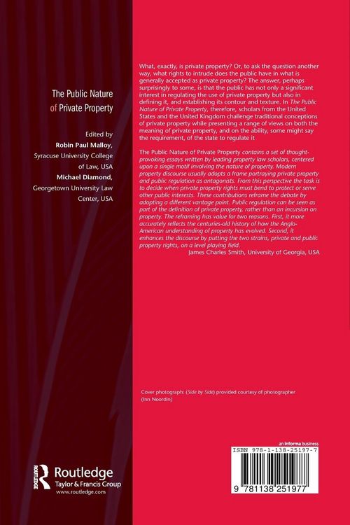 Produktbild: The Public Nature of Private Property