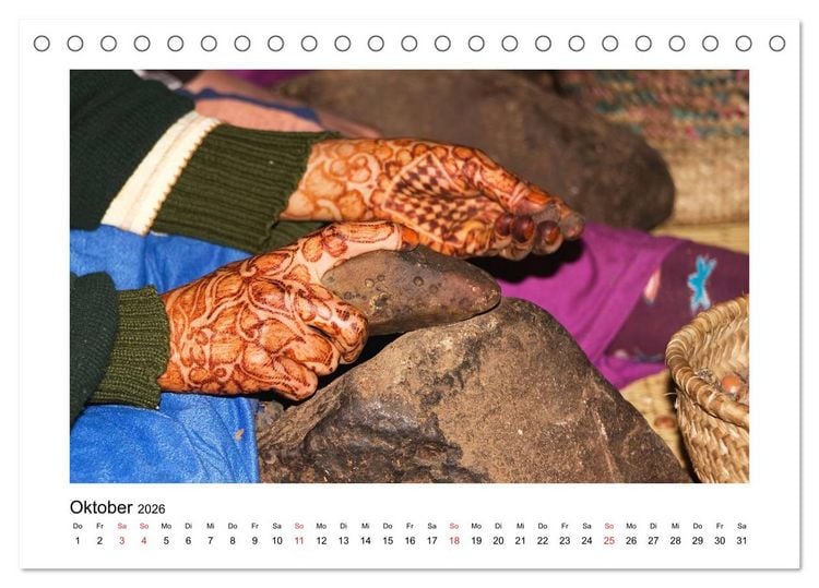 Produktbild: Marokko (Tischkalender 2026 DIN A5 quer), CALVENDO Monatskalender