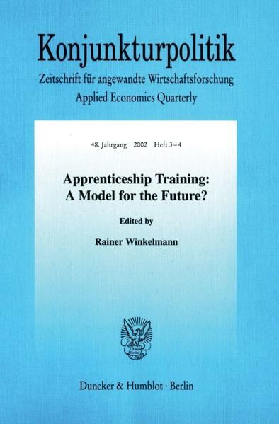 Produktbild: Apprenticeship Training: A Model for the Future?