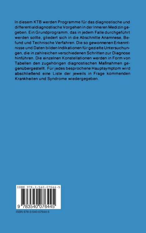 Produktbild: Differentialdiagnostische Leitprogramme in der Inneren Medizin