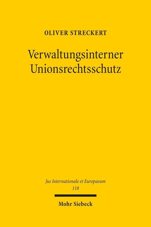 Produktbild: Verwaltungsinterner Unionsrechtsschutz