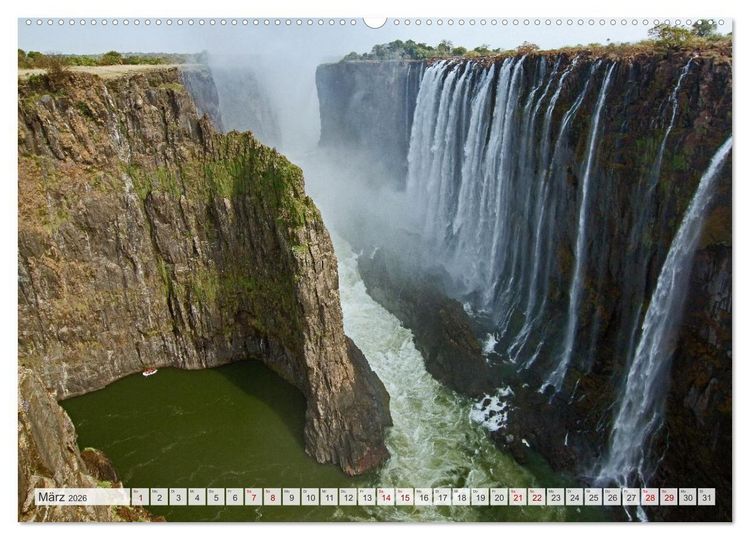 Produktbild: Sambia - ein gro&szlig;artiges Land (Wandkalender 2026 DIN A2 quer), CALVENDO Monatskalender