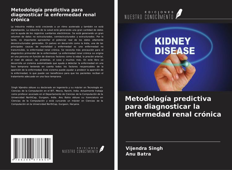 Produktbild: Metodolog&iacute;a predictiva para diagnosticar la enfermedad renal cr&oacute;nica