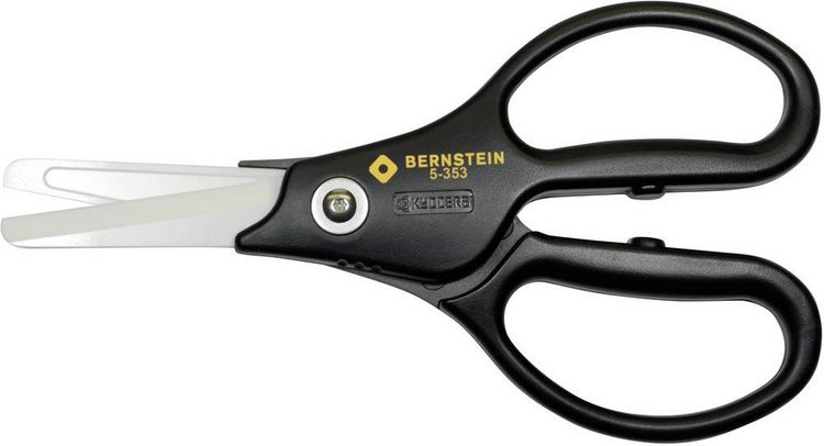 Produktbild: Bernstein Tools for Electronics 5-353 Keramikschere 190mm Schwarz