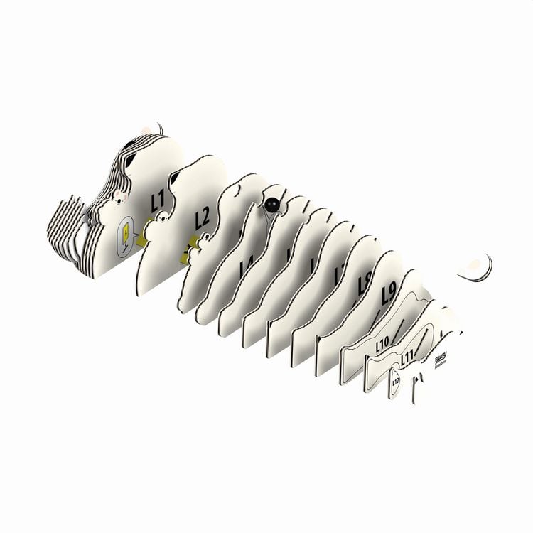 Produktbild: 3D Bastelset Eisb&auml;r