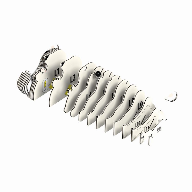 Produktbild: EUGY - 3D Bastelset Eisb&auml;r