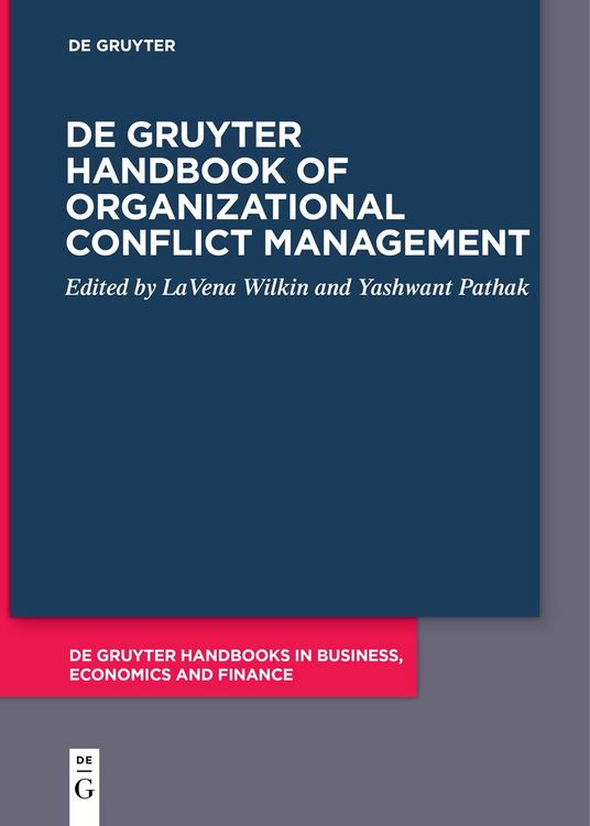 Produktbild: De Gruyter Handbook of Organizational Conflict Management
