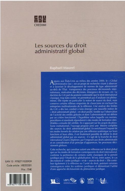 Produktbild: Les sources du droit