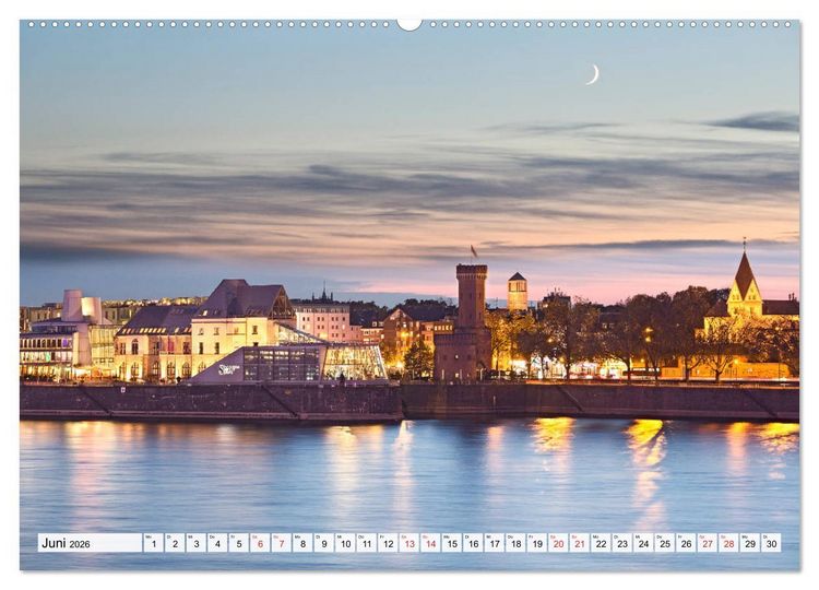 Produktbild: K&Ouml;LNER LICHTERZAUBER (hochwertiger Premium Wandkalender 2026 DIN A2 quer), Kunstdruck in Hochglanz