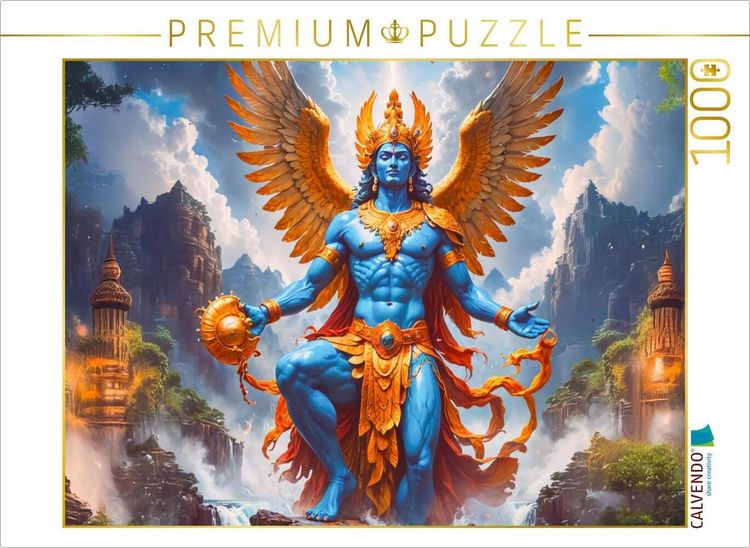 Produktbild: CALVENDO Puzzle Garuda, riesiger Vogelmensch | 1000 Teile Lege-Gr&ouml;&szlig;e 64x48cm Foto-Puzzle f&uuml;r gl&uuml;ckliche Stunden