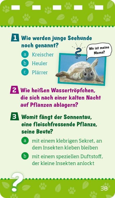 Produktbild: WAS IST WAS Quiz Natur und Tiere