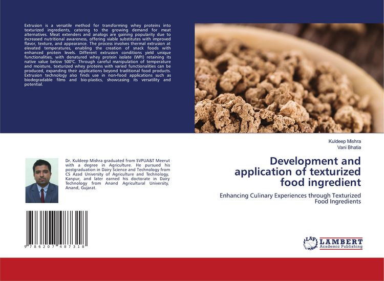Produktbild: Development and application of texturized food ingredient