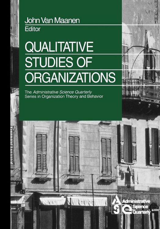 Produktbild: Qualitative Studies of Organizations