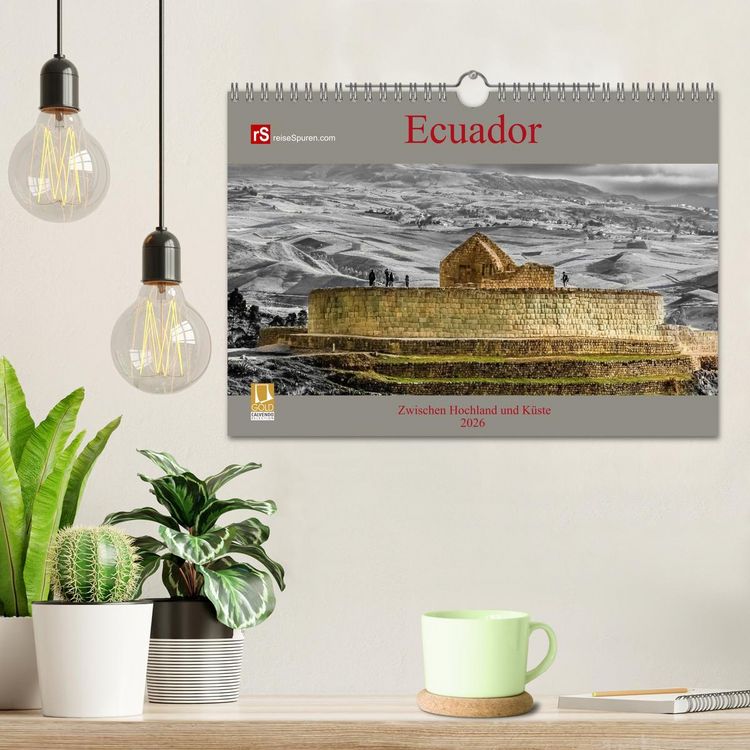 Produktbild: Ecuador 2026 Zwischen Hochland und K&uuml;ste (Wandkalender 2026 DIN A4 quer), CALVENDO Monatskalender