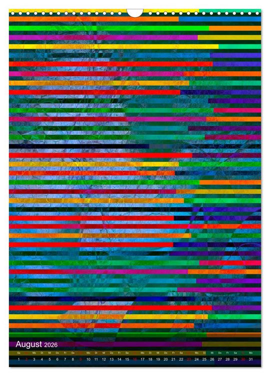 Produktbild: Das Abstrakte Jahr (Wandkalender 2026 DIN A3 hoch), CALVENDO Monatskalender