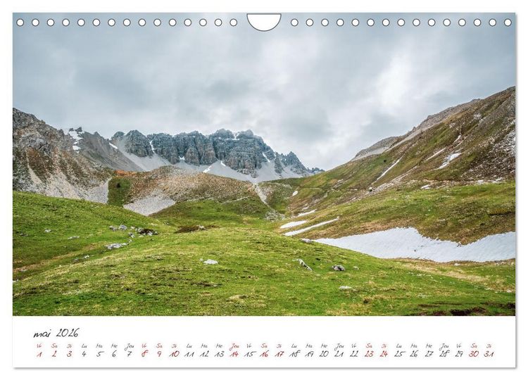 Produktbild: Le col de l'Izoard sur la route des Grandes Alpes (Calendrier mural 2026 DIN A4 vertical), CALVENDO calendrier mensuel