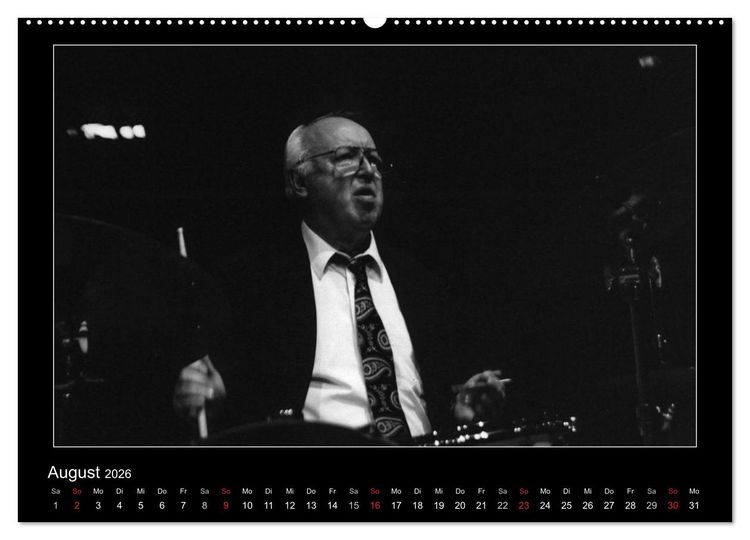 Produktbild: Jazz onstage (Wandkalender 2026 DIN A2 quer), CALVENDO Monatskalender