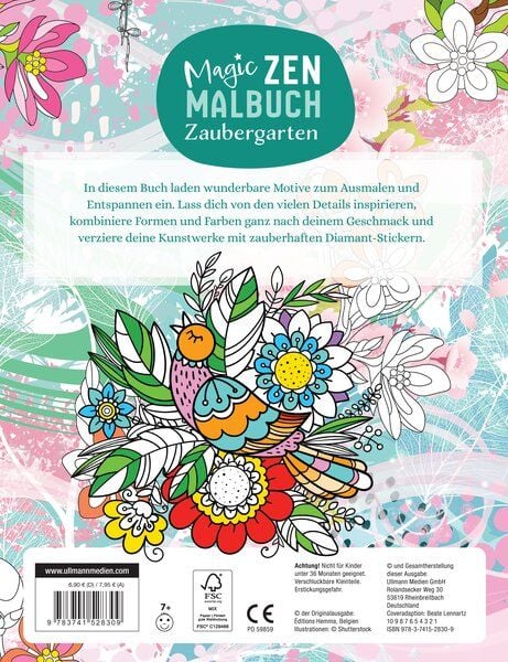 Produktbild: Magic Zen Malbuch - Zaubergarten