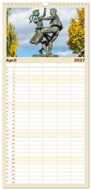 Produktbild: Familienplaner 2027 - Immenstaad am sch&ouml;nen Bodensee mit 5 Spalten (Wandkalender, 21 x 45 cm) CALVENDO