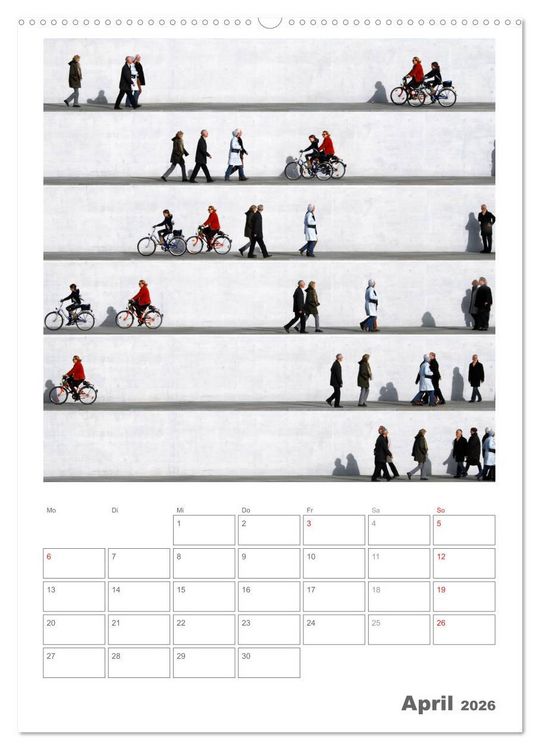 Produktbild: Wall People - Bilderserie von Eka Sharashidze (Wandkalender 2026 DIN A2 hoch), CALVENDO Monatskalender