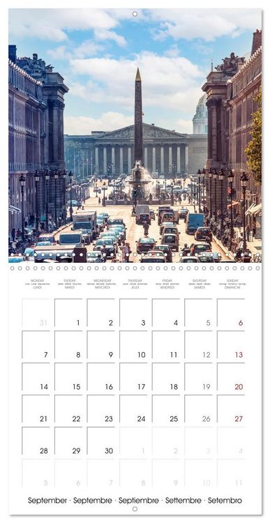 Produktbild: Le Paris romantique (Calendrier mural carr&eacute; 2026 30x30 cm) Calendrier double avec une page pour vos prises de notes