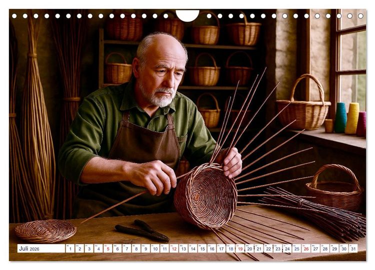 Produktbild: Traditionelle Gewerke (Wandkalender 2026 DIN A4 quer), CALVENDO Monatskalender