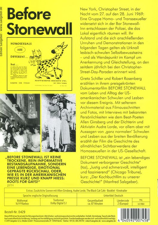Produktbild: Before Stonewall