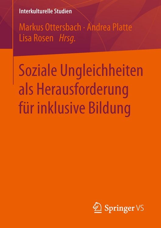 Produktbild: Soziale Ungleichheiten als Herausforderung f&uuml;r inklusive Bildung