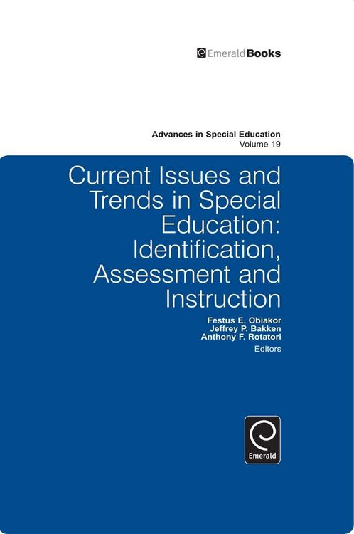 Produktbild: Current Issues and Trends in Special Education.