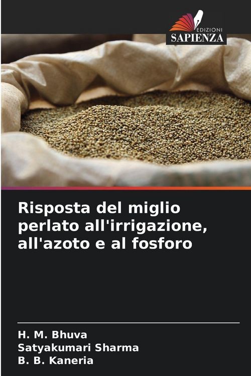 Produktbild: Risposta del miglio perlato all'irrigazione, all'azoto e al fosforo