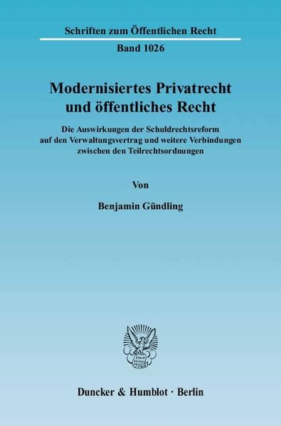 Produktbild: Modernisiertes Privatrecht und &ouml;ffentliches Recht.