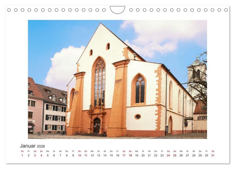Produktbild: Freiburg - Breisgau Metropole (Wandkalender 2026 DIN A4 quer), CALVENDO Monatskalender